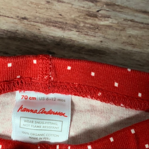 Hannah Andersson Long John Pajamas In Organic Cotton - Picture 8 of 8